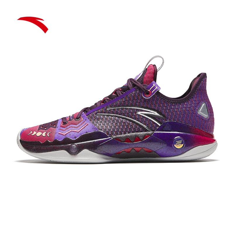 [812411111S-1-445] Kyrie Irving x Anta SHOCK WAVE 5 PRO THE MOON Basketball Shoes (44.5)